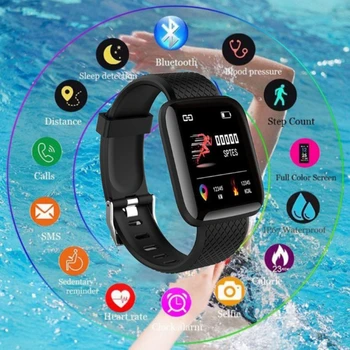Bluetooth IP67 Trænings-og Trackers Smartwatch Til Overvågning af puls Og Sove Opdagelse sportsur Til Mænd Og Kvinder