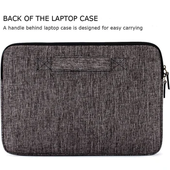 DOMISO Stødsikkert Stænktæt Beskyttende Laptop Sleeve Taske Med Håndtag 10