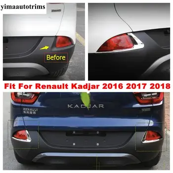 ABS Chrome Bageste Hale tågelygter Lamper Blinke Øjenbryn Dække Trim 2 Pc ' er Til Renault Kadjar 2016 2017 2018
