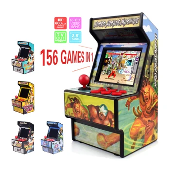 Mini Arcade Spil 156 Klassiske Bærbare Håndholdte Spil til Børn & Voksne 2.8