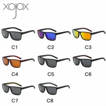 XojoX Vintage Sports Stil Polariserede Solbriller Mænd Sort Kørsel Pladsen Solbrille Nuancer til Kvinder Luksus Mærke Solen Briller