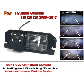 Bil Intelligent Parkering Spor Kamera HD sikkerhedskopiere Omvendt Kamera bakkamera For Hyundai Genesis i10 i20 i30 2009~2017