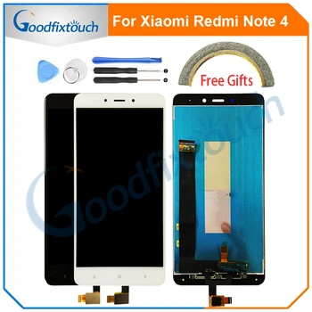 LCD-Skærmen For Xiaomi Redmi Note 4 LCD-Skærm Touch screen Digitizer Assembly For Redmi Note4 Testet Høj Kvalitet NY