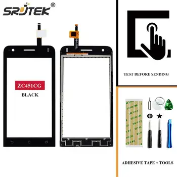 Srjtek For Asus Zenfone C ZC451CG Z007 Touch Screen Digitizer Sensor Front Glas Panel Udskiftning af en Del 4.5