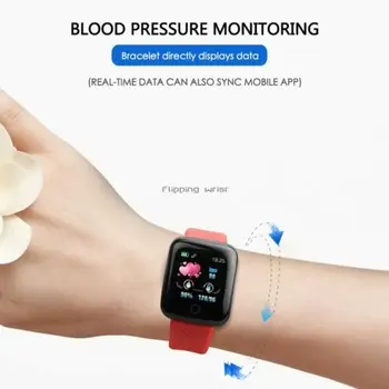 116plus Smart Armbånd Bluetooth Smart Ur Blodtryk HeartRate Overvåge Trænings-og Trackers Sport Armbånd Smartwatch