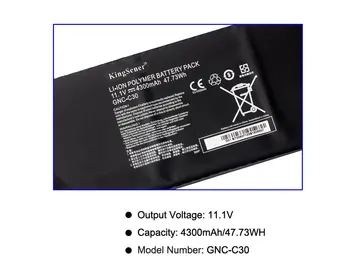Kingsenr GNC-C30 Laptop batteri Til Gigabyte 14