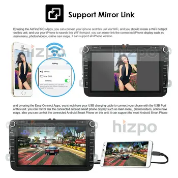 Android-10.0 Navigation Car Multimedia player For Seat Altea Skoda, Volkswagen Polo Touran Passat Golf Amarok Kanin TPMS USB-UP'