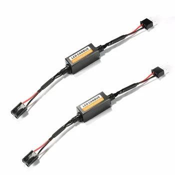 2stk fejlfri LED Canbus-Dekoder til LED Bil Forlygte Pære Kits til SUV Tåge Lygter H4 H7 H1 H11 9006 9007 Adapter Anti-Flimmer