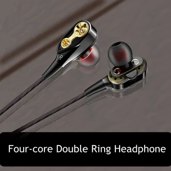 For OPPO R15 R11 R17 PLUS Originale Fjernbetjening, 3,5 mm Høretelefoner Til iphone Xiaomi VIVO Dobbelt Glidende Cirkel