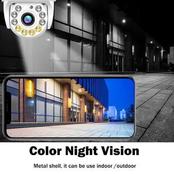 1080P IP-Kamera WiFi CCTV Kamera Udendørs Intelligente Hjem Sikkerhed Kamera 4X Digital Zoom Farve Night Vision Auto Tracking CamHi APP