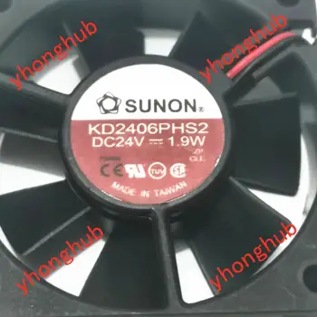 SUNON KDE2406PHS2 DC 24V 1.9 W 60X60X15mm Server Cooling Fan