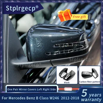 For Mercedes-Benz B-Klasse W246 2012 2013 2016 2017 2018 Et Par Kulfiber Car Rear View Mirror Cover Cap