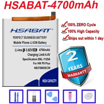 HSABAT 4700mAh Oprindelige Mobiltelefon Batteri HB376883ECW for HUAWEI Ascend P9 plus VIE-AL10