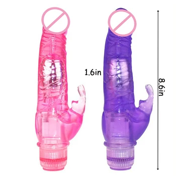 APHRODISIA Hot Salg Rabbit Vibrator og dildo Sex legetøj Dobbelt Stimulation Vandtæt Sexet Vibrating Vibe Sex Legetøj Til Kvinder