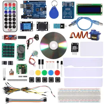 RFID-Starter Kit stepmotor Nybegynder at Lære Suite med Retail Box Elektronik Komponent Sjov Kit til Arduino UNO R3