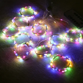 2020 julelys 3m LED String Lys Fe Lys, Guirlander Julepynt til Hjem Luces De Navidad Indretning Noel