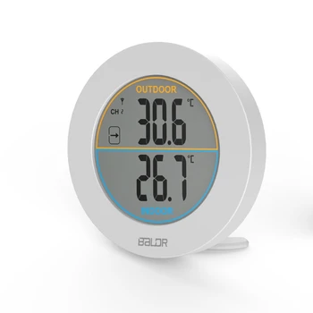 2019 Hot! Tabel Trådløse Termometer LCD-Display Indendørs Udendørs Sensor Temperatur-Sensor