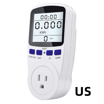 AC 110-130 v el-Målere Digitalt Wattmeter US/UK Energy Meter Watt Overvåge El-Omkostninger Diagram Måling Socket Analyzer