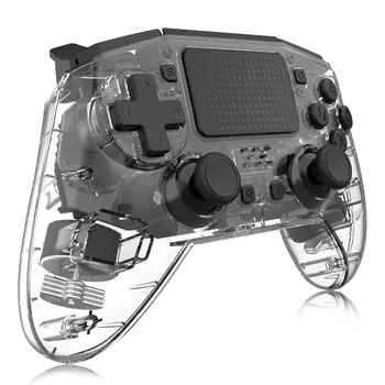 Klare og Gennemsigtige Trådløse PS4 Spil Controller,6-Akset bevægelsessensor, Dual Vibration Gamepad til Play Station 4 Indbygget Højttaler en