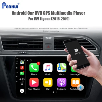 Android Bil DVD Til VW Volkswagen Tiguan ( 2016-2019) Bil Radio Mms Video-Afspiller, GPS Navigation Android 10.0 Dobbelt Din