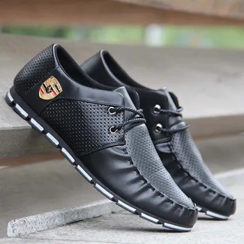 2020 Sport kørsel sko til mænd hjemme, non-slip casual sko italienske flade sko 2019 koreanske version af mænds ært bløde sko