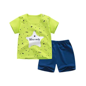 Kids T-Shirt Tøj Toddler Drenge Tegnefilm Tøj Baby Piger Drenge Sommer Tees Passer Søde Børn, Tøj, T-shirt + Shorts