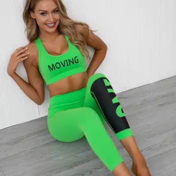 Mode sexet bagdel set Problemfri Leggings Push Up Leggins Sport Kvinder Trænings-og Kører Fitness Sport Yoga Sæt Leggins flytter logo