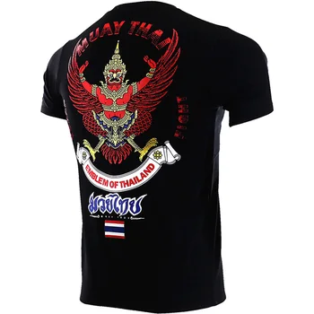 VSZAP Muay Thai Mønster Sport Uddannelse Åndbar Beklædning MMA-Shirt Boksning