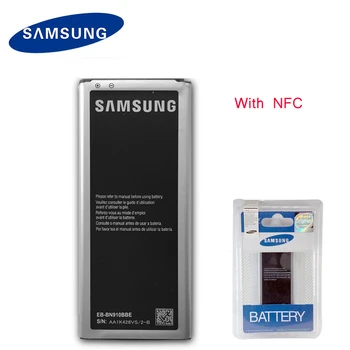 Med NFC- Originale Batteri EB-BN910BBE EB-BN910BBK Til Samsung Galaxy NOTE4 N910a N910V N910C NOTE 4 N910u N910F N910H NFC