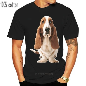 T-Shirts Mode 2020 Basset Hound Dog T-Shirt, jeg Elsker Som Basset Hound T-shirt