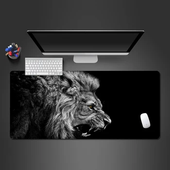 Brølende Løve Dyr musemåtte Lock Side, Non-slip Musemåtte Tastatur Computer musemåtte af Høj Kvalitet Bærbare Spil Kæmpe Skrivebord Måtter