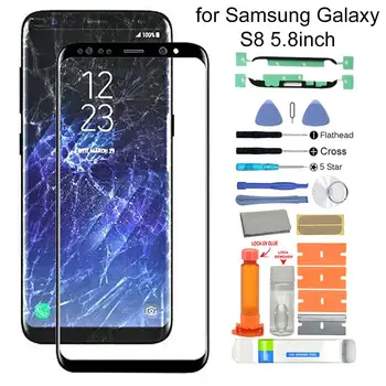 Udskiftning af Front Glas Skærm Reparation Kit til Samsung Galaxy S8 SM-G950F G950