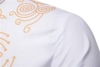 Sort Uregelmæssige Søm Design Lange Shirt Mænd 2020 Mærke Afrikanske Dashiki Kjole Skjorte Herre Hip Hop Streetwear Skjorter Afrikanske Tøj