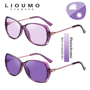 LIOUMO Fashion Kvinder Solbriller 2020 Fotokromisk Polariserede solbriller Dame, Anti-Blænding Sikkerheden Kørsel Goggle zonnebril heren