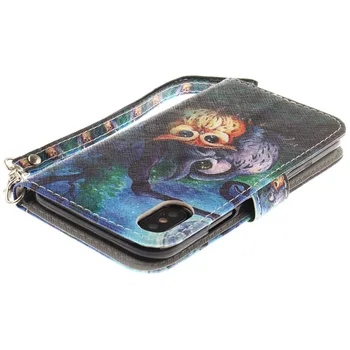 Luksus Flip Wallet taske til iPhone X 5S 5E 6S PLUS 7 8 PLUS Touch 5 Book Stil PU Læder magnetic snap Telefonen Tilfælde