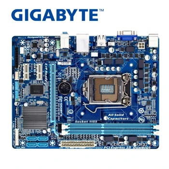 LGA 1155 DDR3 Gigabyte GA-H61M-DS2- Oprindelige Bundkort 16G H61 DS2-H61M-DS2-Desktop-Bundkort med SATA II Systemboard Brugt