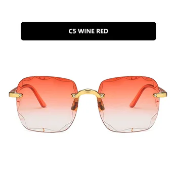 Luksus Square Solbriller Kvinder Mænd Retro Brand Designer Vintage Cateye Overdimensionerede Solbriller Kvindelige Grandient Nuancer Oculos