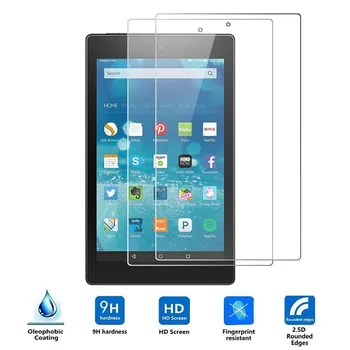 2STK Premium Hærdet Glas Skærm Protektor Flim For Amazon Alle-Nye Brand 7 2019 Tablet Skærm Protektor 402#2