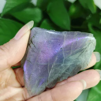 Naturlige labrador krystal sten skiver healing og indre dekoration moonlight sten chakra feng shui sten