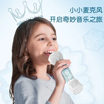 Disney børn synger mikrofon baby Karaoke pige legetøj Frosne Prinsesse musik Mikrofon Forstærker