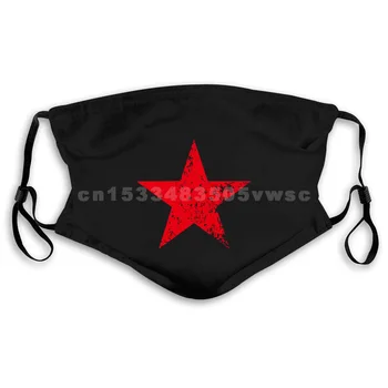 Røde Kommunistiske Stjerne Cuba Mænds Masker - Che Guevara Marx Kommunismen Cool Casual stolthed Maske mænd Unisex Nye Mode Maske;