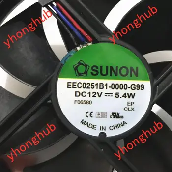 SUNON EEC0251B1-0000-G99 Server Cooling Fan DC 12V 5.4 W 120x120x25mm 3-Wire