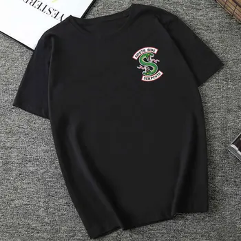 Sommeren Kvinder Sort T-shirt Riverdale T-Shirt Plus Size Fashion Tee SouthSide Slanger Jughead Kvindelige TShirt Harajuku Streetwear