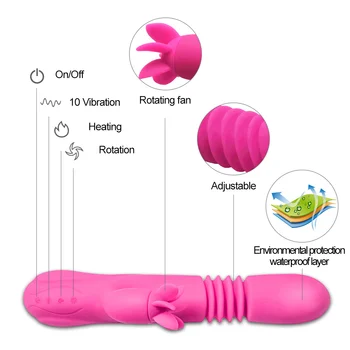 Opvarmede Stræk G-punkt Vibratorer til kvinder erotisk legetøj til voksne vibrator sex legetøj til kvinde-Sex shop produkter for voksne sex