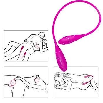 Sex Genopladelige 7 Tilstand Vibe Dildo G Spot Vibrator Klitoris Stimulator Dobbelt Vibratorer til Kvinder Legetøj for Voksne