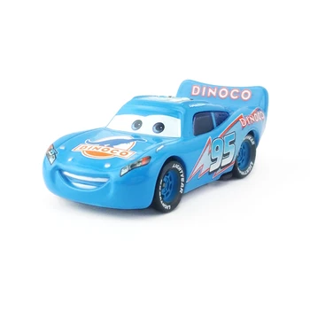 Disney Pixar Biler No. 95 Dinoco McQueen Trykstøbt Metal Toy Bil 1:55 Løs Helt Nye I Stock & Gratis Forsendelse