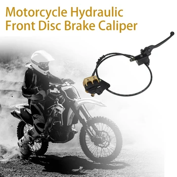 Motorcykel Hydraulisk Front Disc Brake Caliper System 50Cc 70Cc 125Cc PIT PRO Snavs