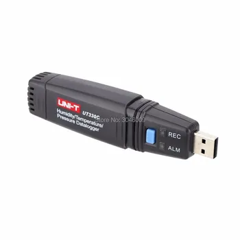 ENHED UT330C USB Datalogger Mini PC-Tilslutning Temperatur / Fugtighed / Tryk-Måling Meter Lagring af Data Data Readback