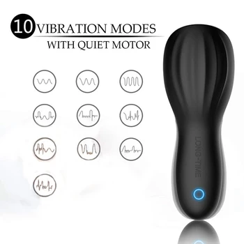 BODYPRO Glans Træner Vibratorer Til mænd Kunstig Vagina Forsinke ejakulation Penis motion Masturbator Voksen Sex legetøj til Mænd
