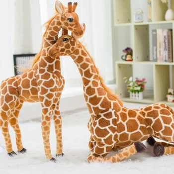 Giant Size Giraf Plys Legetøj Søde Tøjdyr, Dukker Bløde Simulering Giraf Dukke Fødselsdag Gave Børn Toy Soveværelse Shop Indretning